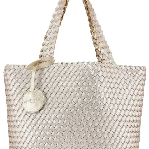 NEW with Tags Reversible Ilse Jacobsen Woven Tote Bag - Picture 3 of 9